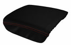 Console Lid Armrest Cover for Honda Ridgeline (2006–2014) Carbon Fiber Red Stitch