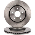 Front Drilled Slotted Brake Rotors for Dodge Durango Jeep Grand Cherokee (2000–2021)