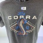 Licensed Shelby Cobra T Shirt Gray for Ford Mustang (1962–1962)