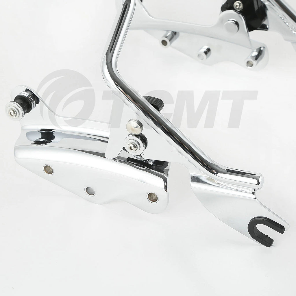 Backrest Sissy Bar & 4-Point Docking Hardware for Harley FLHR FLHX (2009–2013)