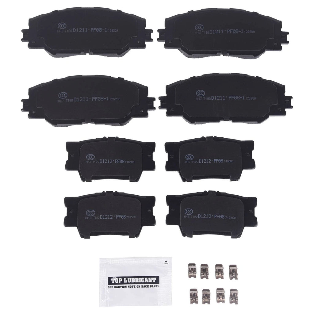 Ceramic Brake Pads for Toyota Matrix (2009–2013) & RAV4 (2013–2018)