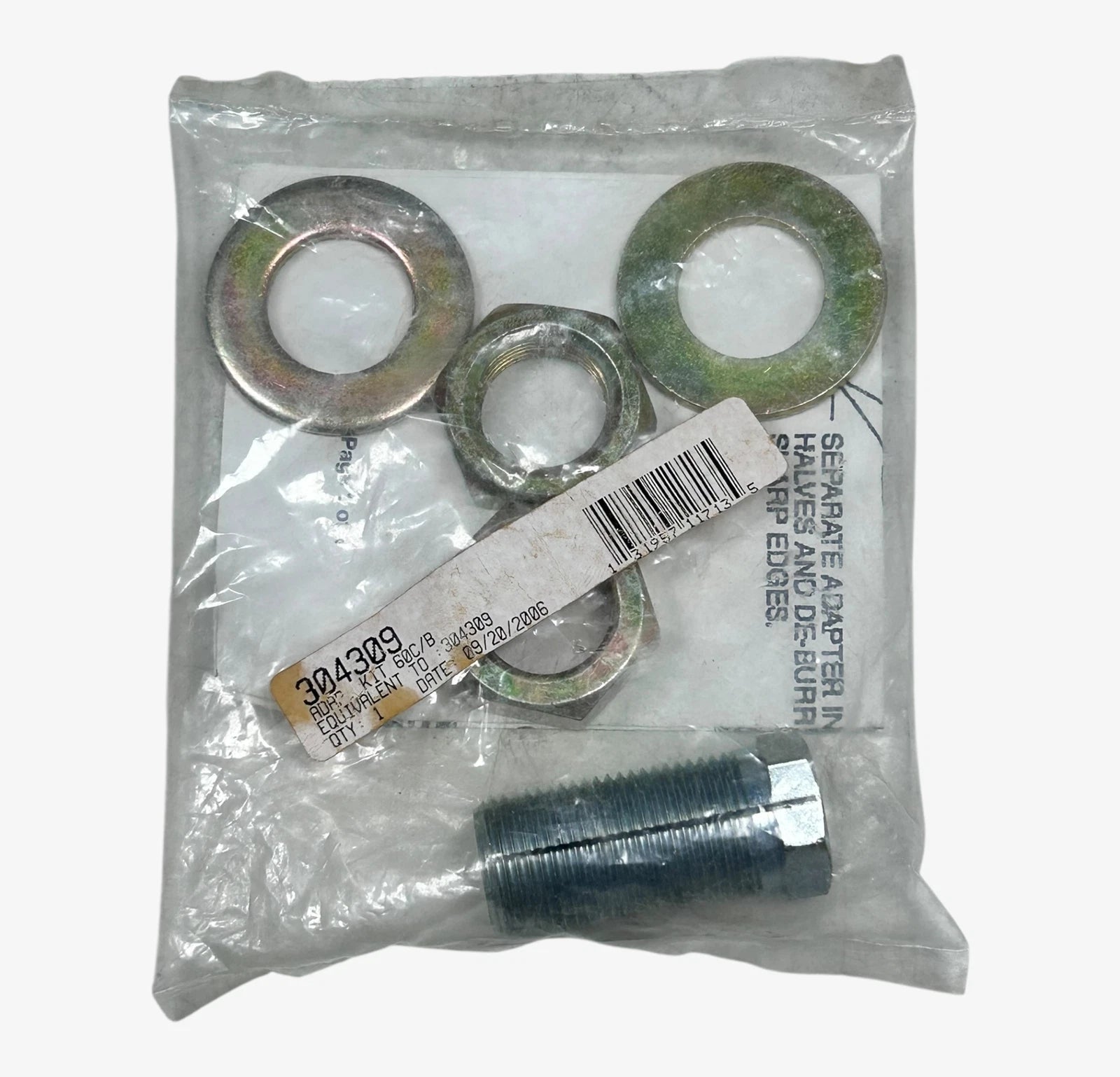 Teleflex Clamp to Bulkhead Hub Adapter Kit for Morse Industries (304309)