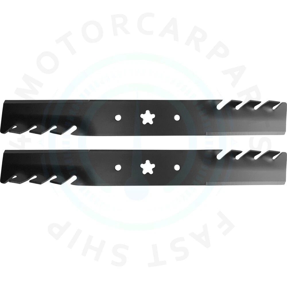 1 Pair Mower Blades for AYP Husqvarna  Toothed Mulching