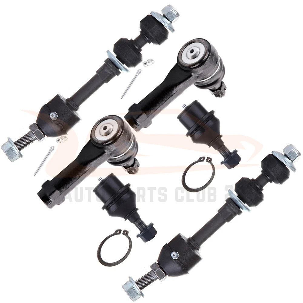 Set of 6 Front Lower Ball Joints for Ford F-150 (2005–2008)