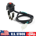 Kill Off Stop Switch Start Horn Button for Honda Yamaha Kawasaki Suzuki KTM ATV