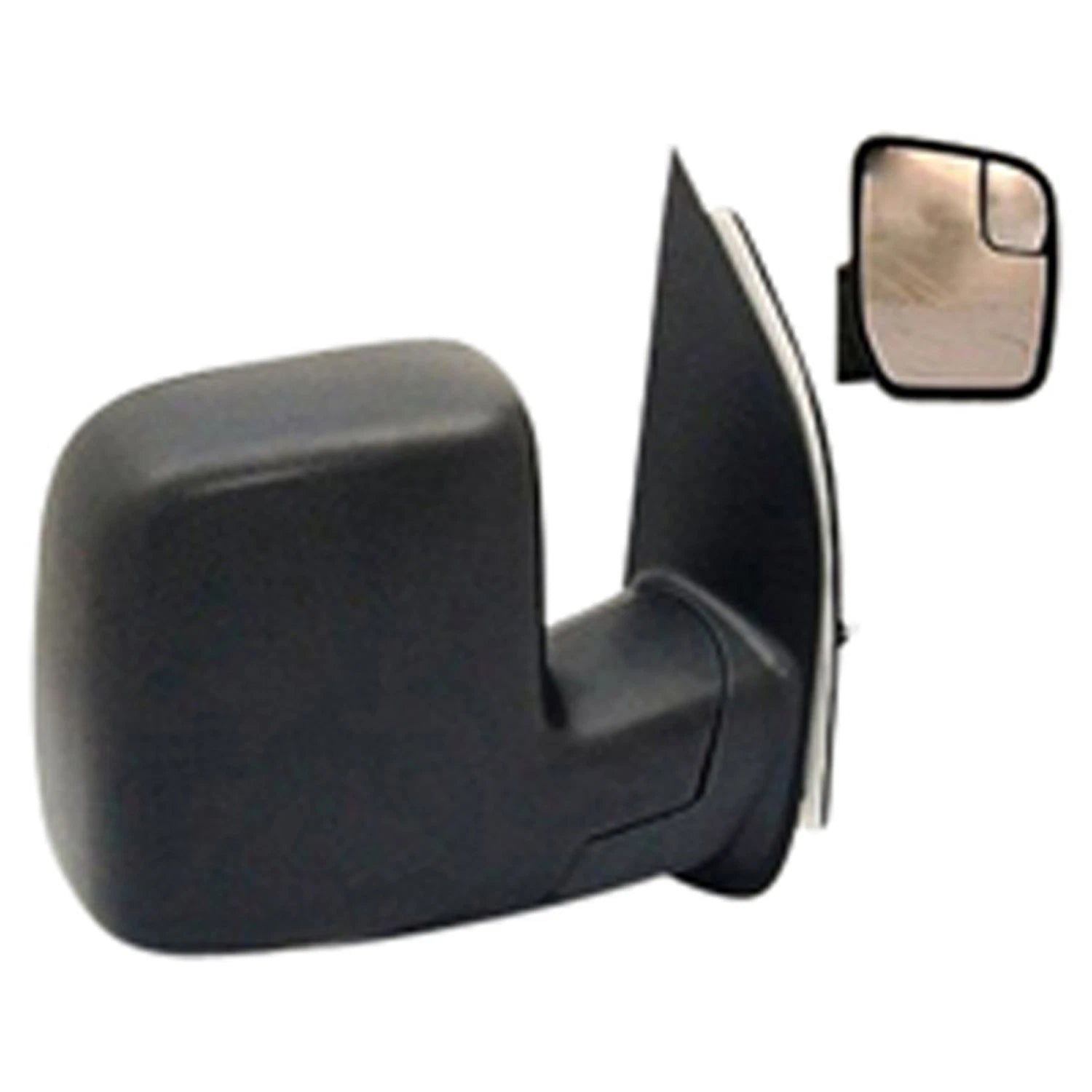 Replacement Textured Passenger Side Power Door Mirror for 2010-14 Ford Econoline