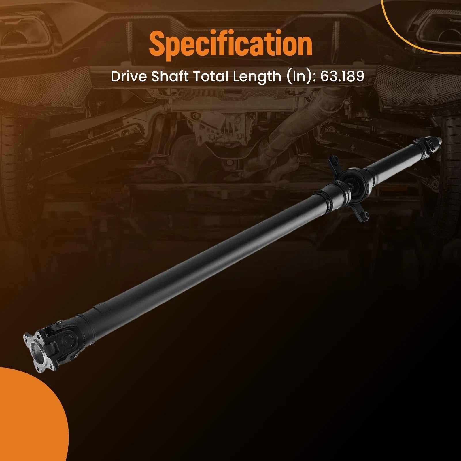Rear Driveshaft Assembly for Subaru Outback 2.5L (2010–2012)