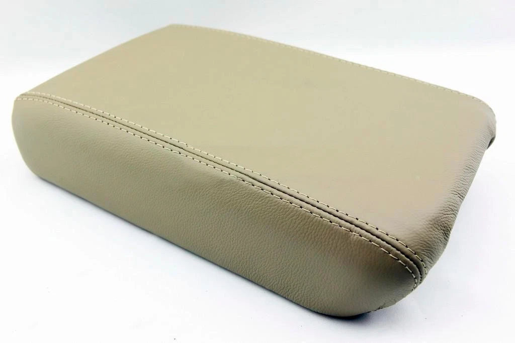 Leather Synthetic Console Armrest Cover for GMC Acadia Enclave (2007–2016) Beige