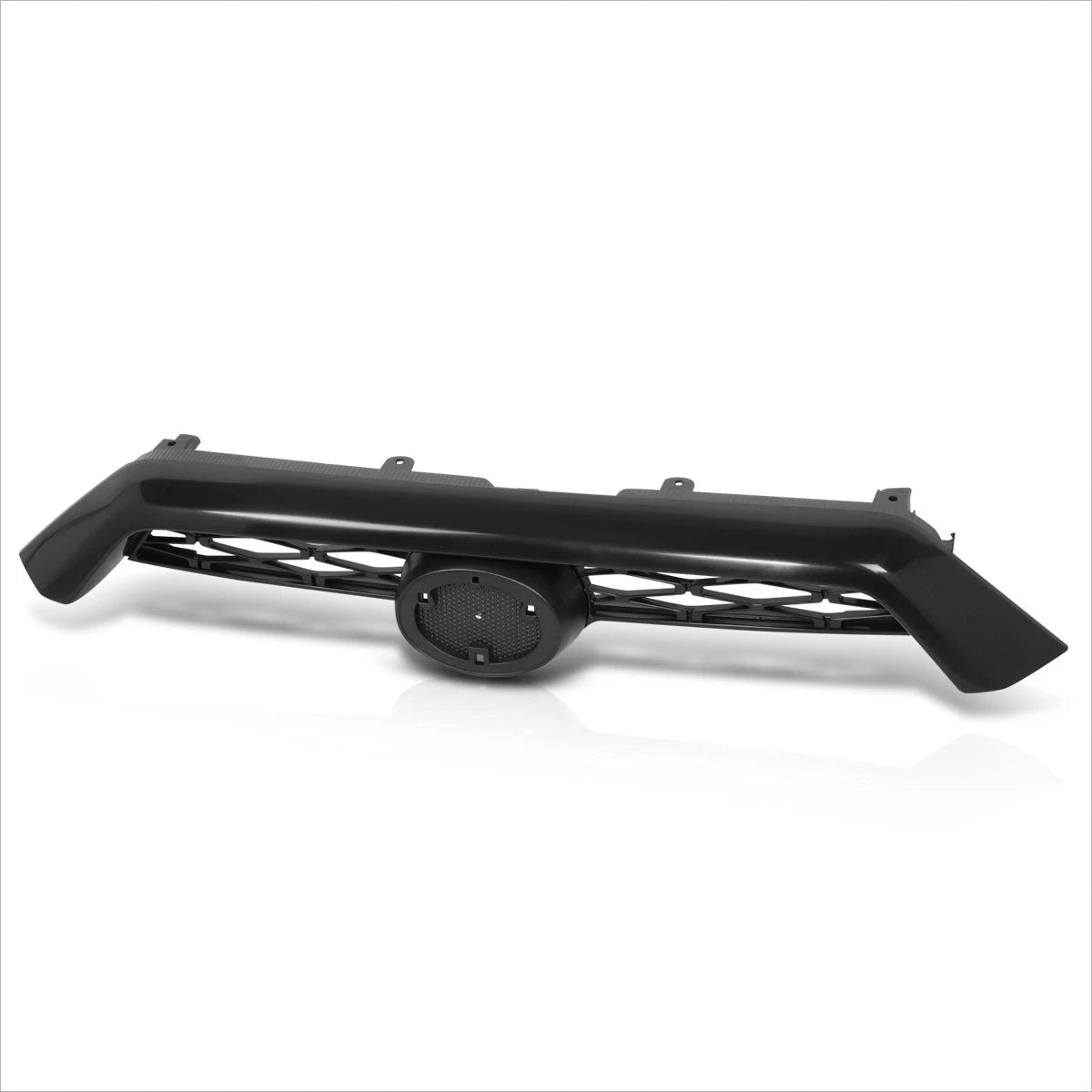 Front Upper Grille for Toyota 4Runner (2014) w/Badge Slot, Black Trim