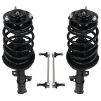 Front Struts w/ Coil Spring Assembly Sway Bars Kit for Toyota Camry (2007–2011)