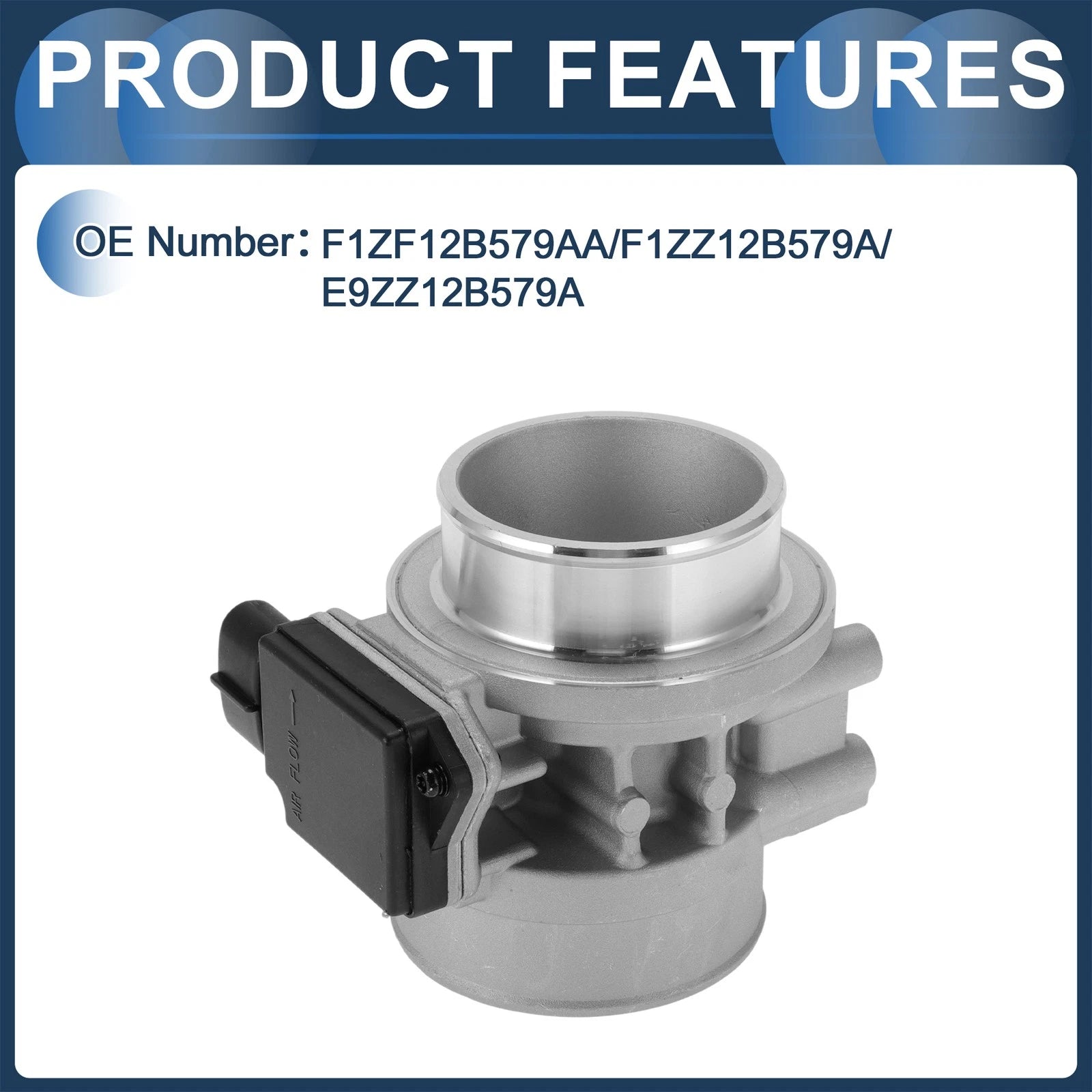 Mass Air Flow Sensor Assembly No.F1ZF12B579AA for Ford Explorer (2013–2017)