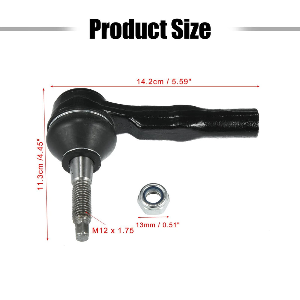 2pcs Outer Tie Rod ES800640 for GMC Terrain (2010–2017) & Chevrolet Equinox (2010–2017)