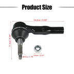 2pcs Outer Tie Rod ES800640 for GMC Terrain (2010–2017) & Chevrolet Equinox (2010–2017)
