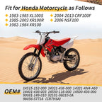 Camshaft Sprocket & Timing Chain Tensioner Guide for Honda CRF100F (2004–2013)