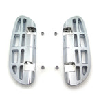 Chrome Dominator Passenger Footboard for Harley Touring Road Street Glide (1993–2019)