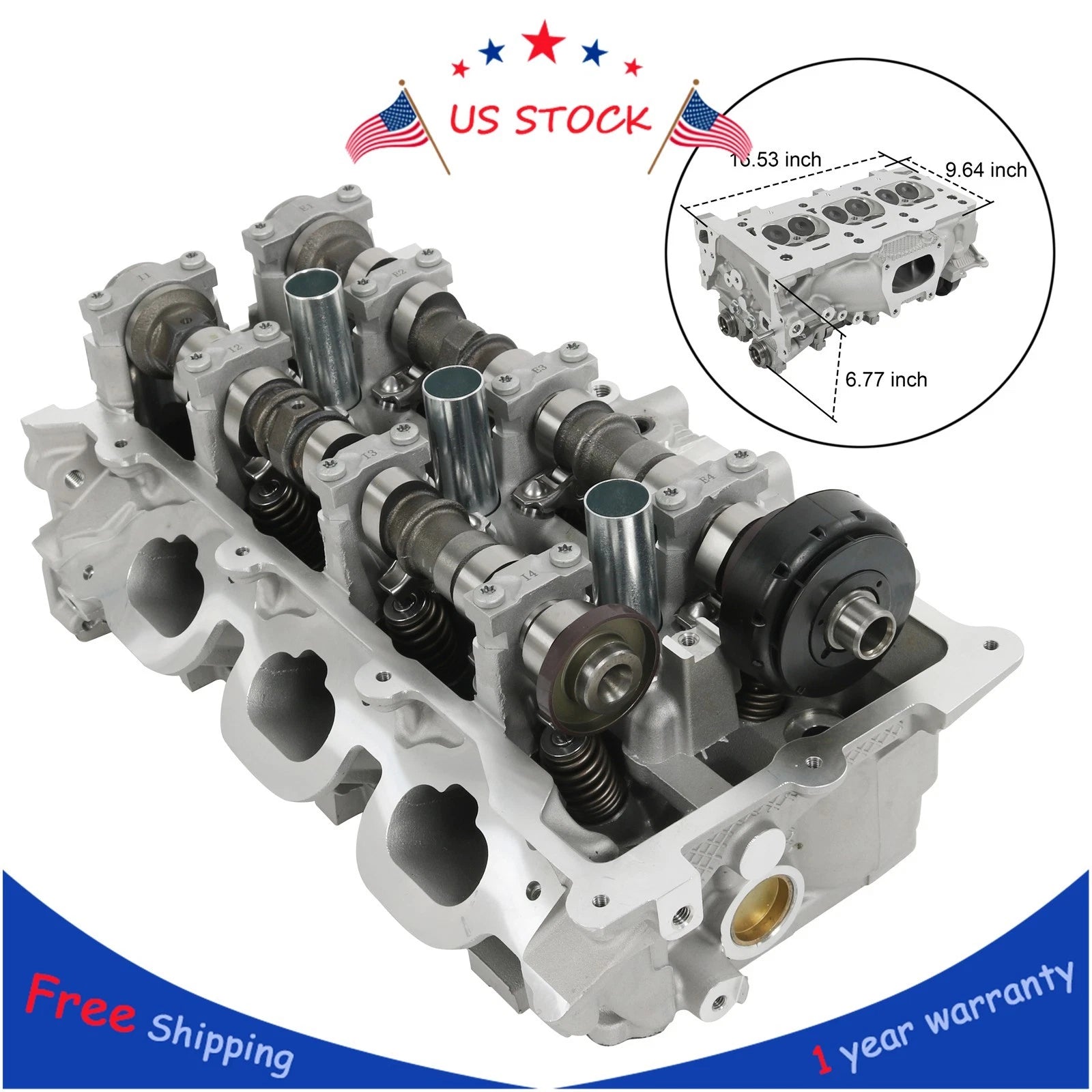 Cylinder Head Assembly for Dodge Chrysler Jeep 3.6L (2011–2021)