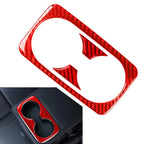 Rear Armrest Cup Holder Cover Trim for Kia Stinger (2018-2023) Red