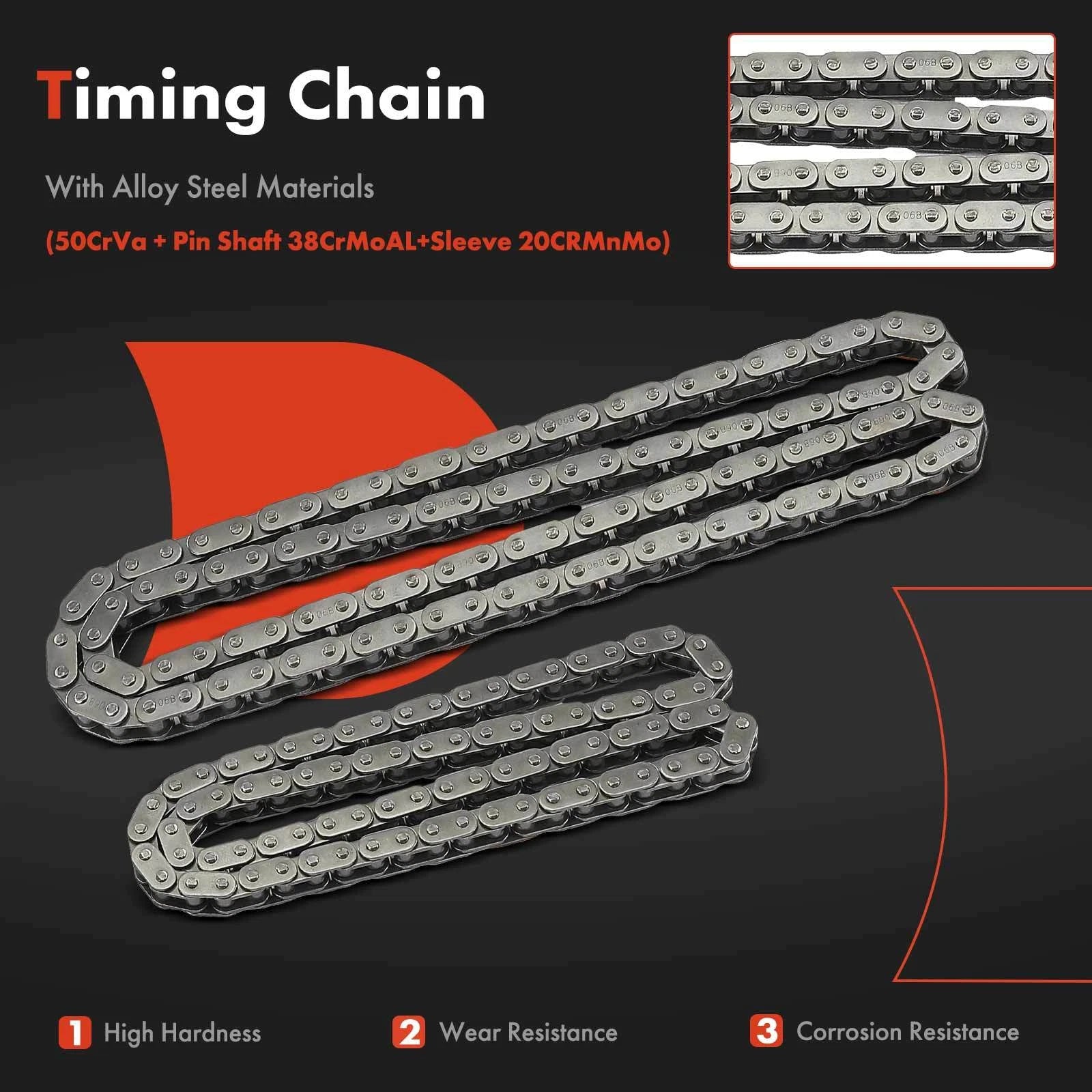 Timing Chain Kit for Toyota Tacoma 4Runner T100 (1995–2004) 2.7L L4