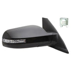 Replacement Passenger Side Power Door Mirror w/Heated Glass w/Signal Light
