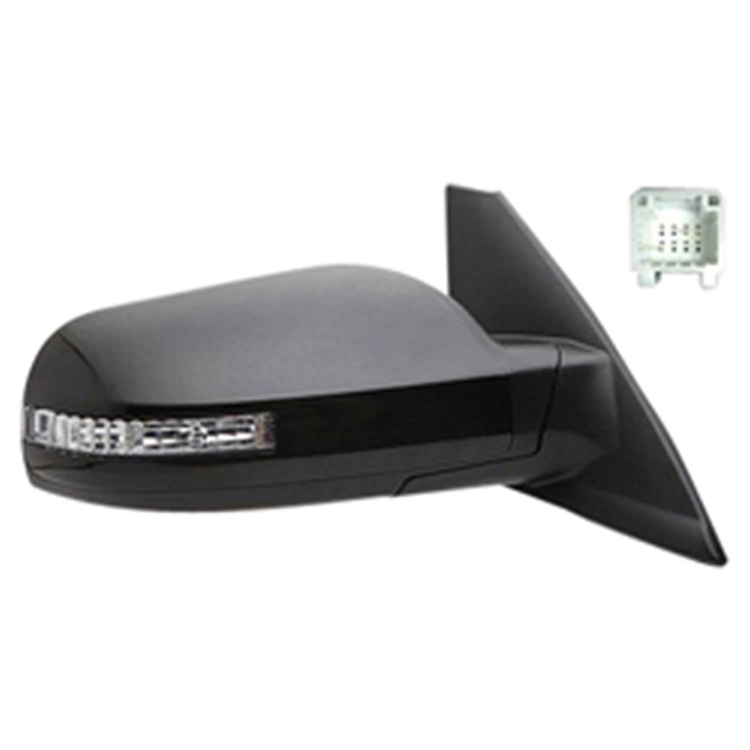 Replacement Passenger Side Power Door Mirror w/Heated Glass w/Signal Light