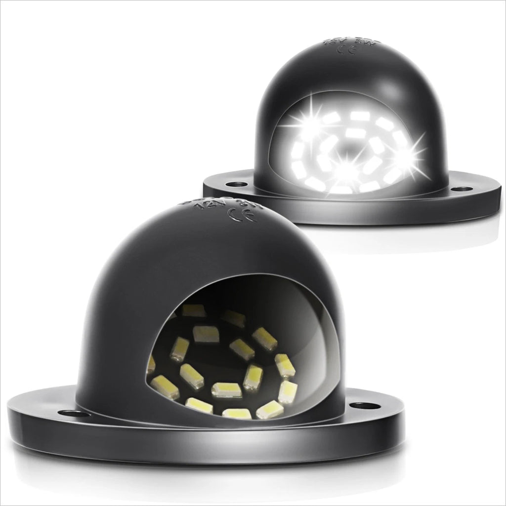 Set of 2 Polished Side Step Pads for Toyota Sienna (2011–2020)
