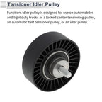 Drive Belt Idler Pulley for BMW Series 3 (2008–2012) No. 11287578675 Black
