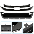 3X Glossy Black ABS Front Bumper Grille Trim Molding for Ford Edge (2011–2014)