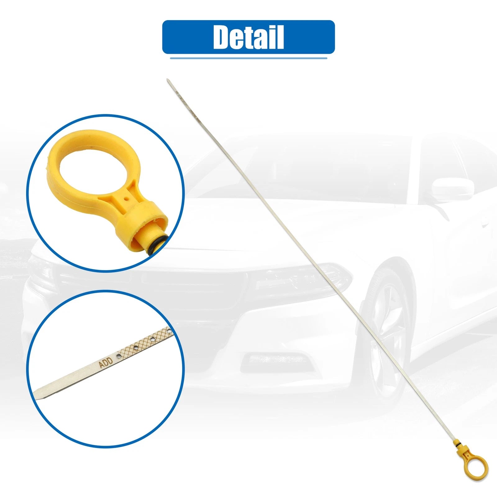 Engine Oil Fluid Level Dipstick for Chevrolet C2500 (1992–1999) No. 12648908