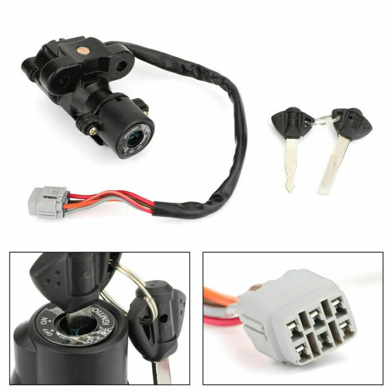 Ignition Switch Lock & Keys for Suzuki 600/750/1000 (1999–2006) 37100-41G10 37100-41G11 T9