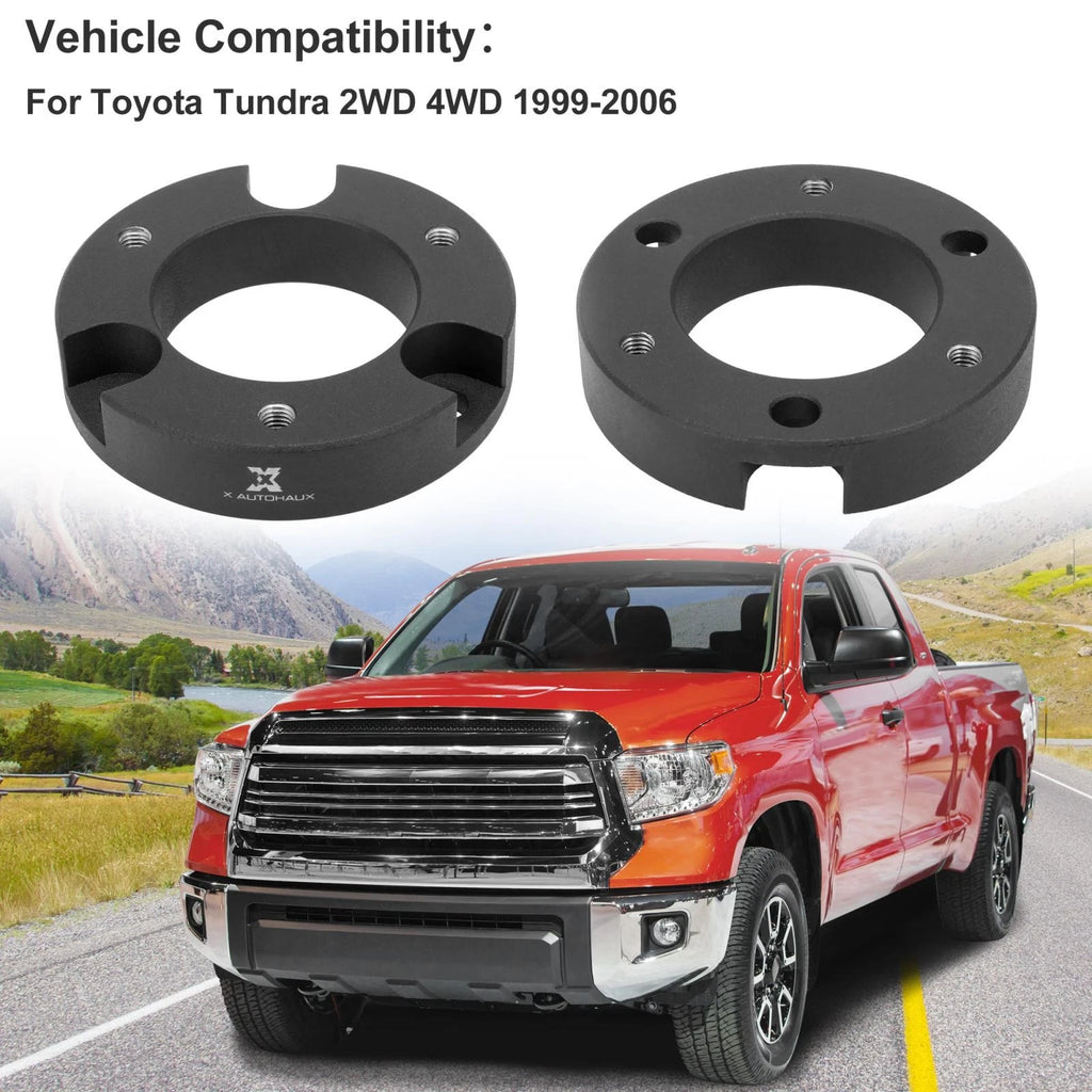 2" Front Leveling Lift Kit Strut Spacers for Toyota Tundra (2000–2006)