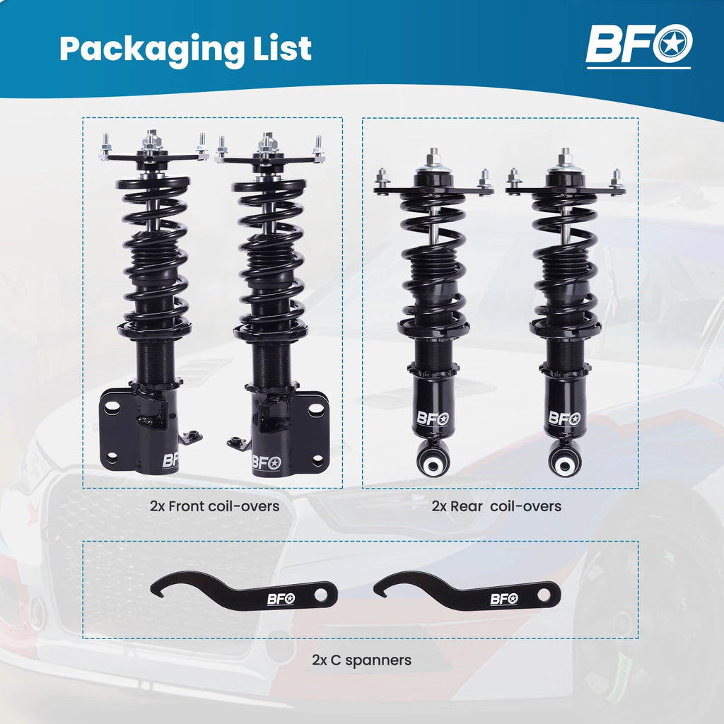 Coilover Lowering Suspension Kit for Toyota 86 GT86 BRZ FRS (2012–2023)