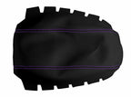 Leather Console Lid Armrest Cover for Honda Accord (1998–2002) Purple Stitch