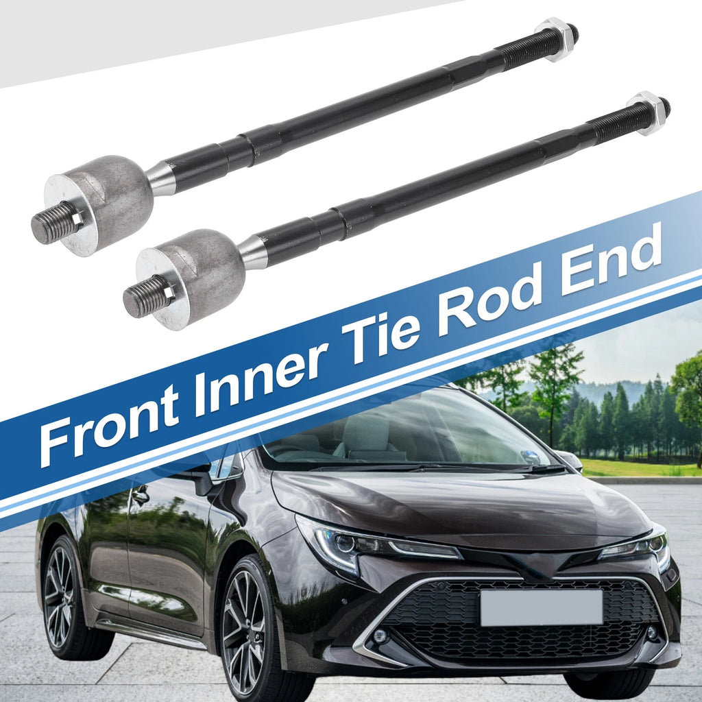 2X Front Inner Tie Rod End Links for Toyota RAV4 Corolla Chevrolet Prizm