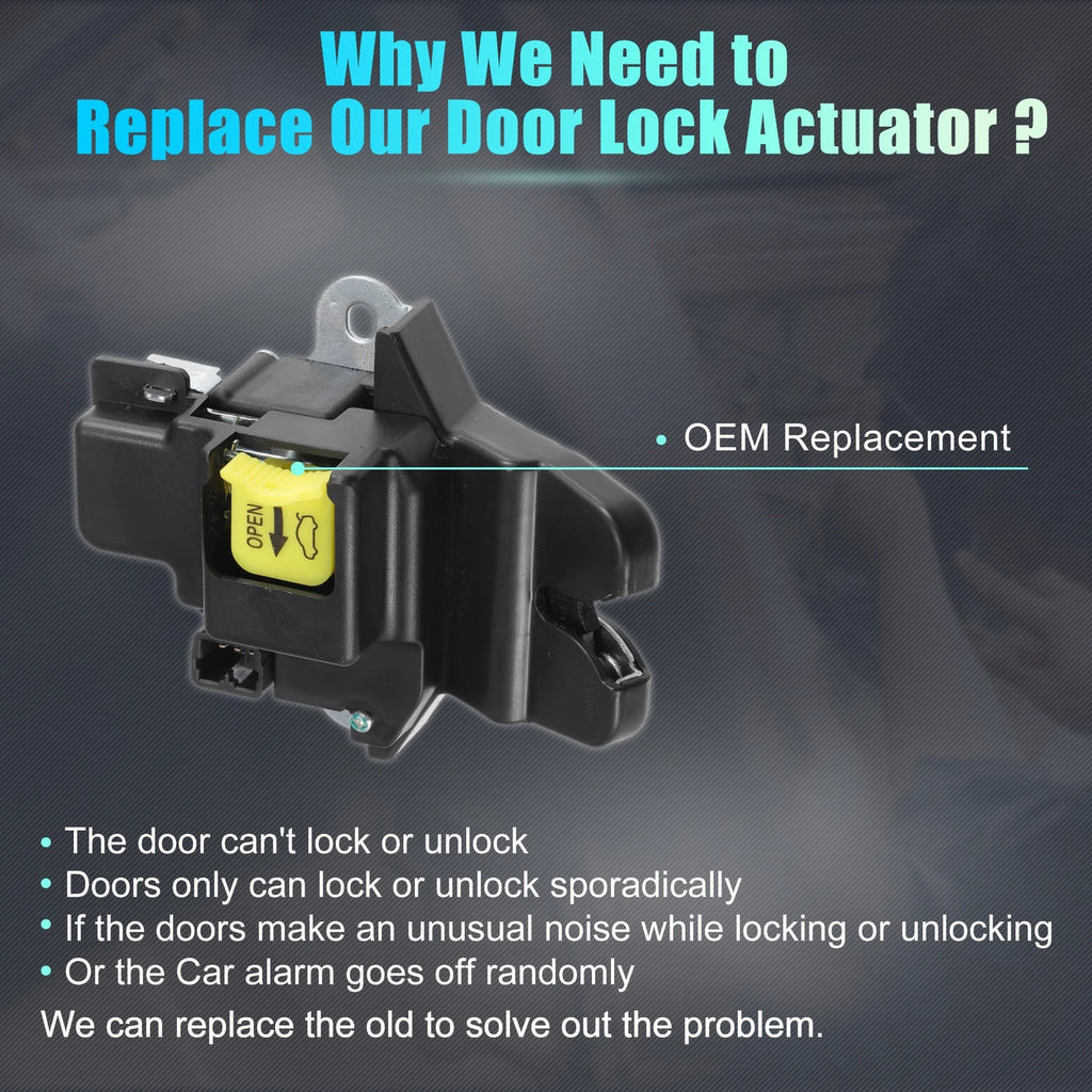 Rear Liftgate Door Lock Actuator Motor for Kia Rio (2018–2021) No. 81230H9001