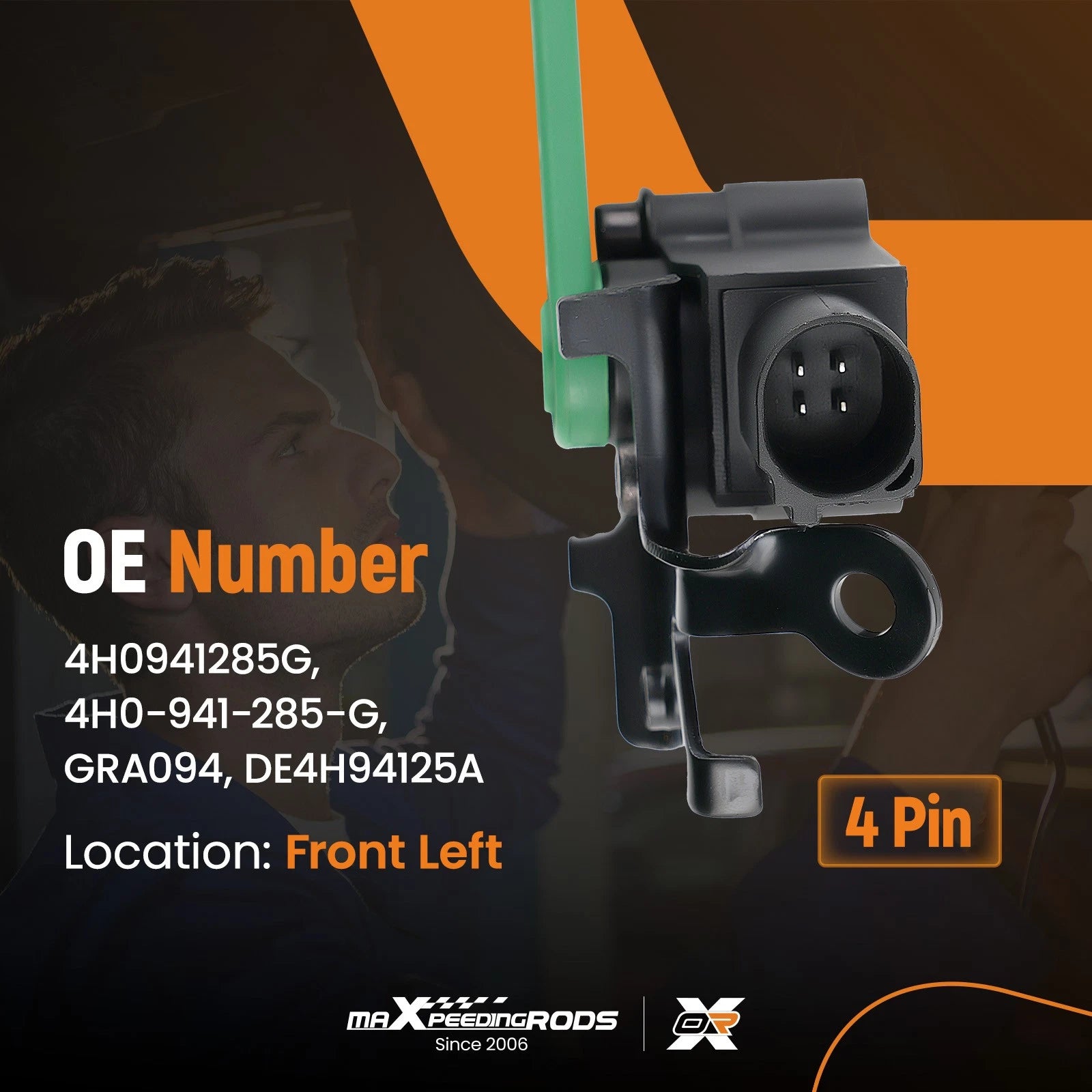 Front Left Suspension Height Level Sensor for Audi A6 (2016–2016)