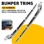 2X Front Bumper Grille Trims Chrome for Honda Pilot EX-L (2023)