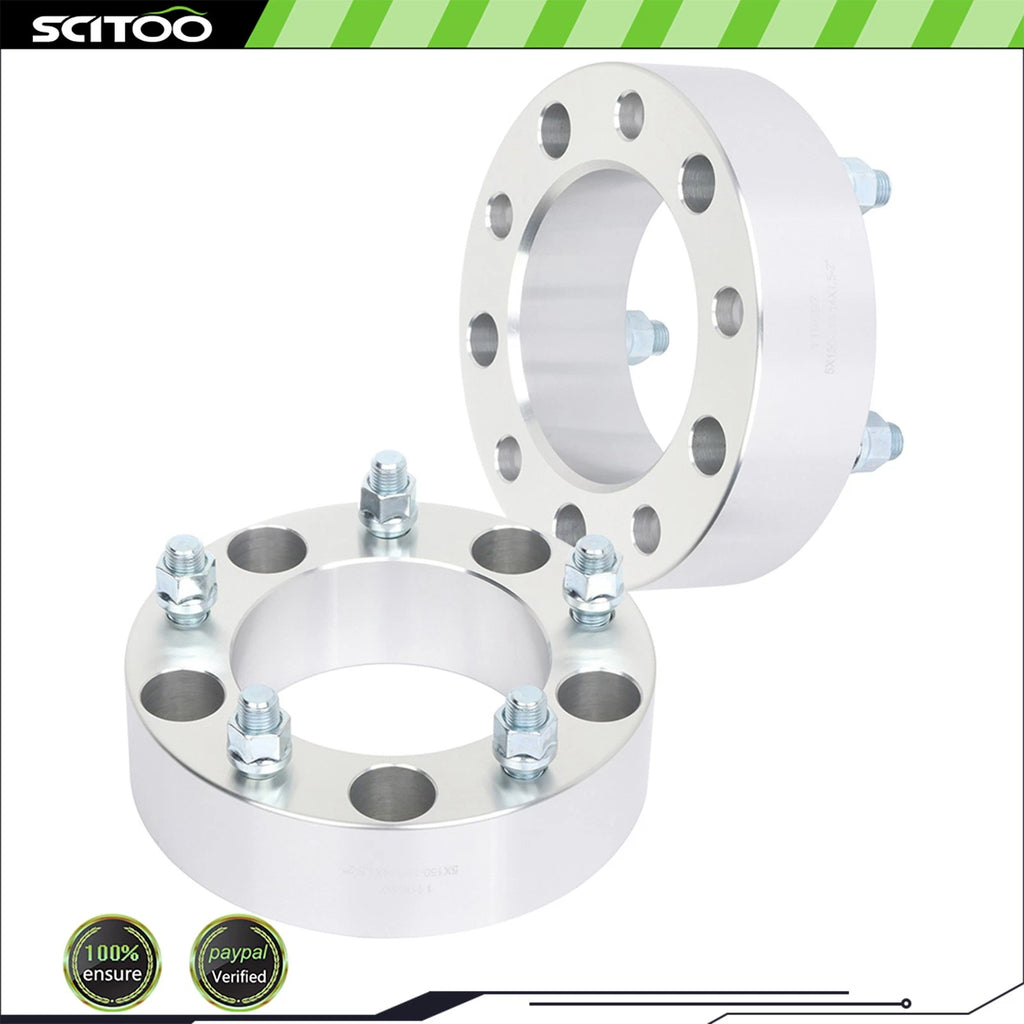 2X 5x150 2" Wheel Spacers 14x1.5 for Toyota Tundra Sequoia Lexus LX470 LX570 (2000–2023)