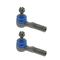 Set of 2 Front Outer Steering Tie Rod Ends for GMC Canyon, Colorado