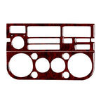 Radio AC Climate Control Panel Cover Trim for BMW 3er E36 (1994–1996) Red Wood Grain