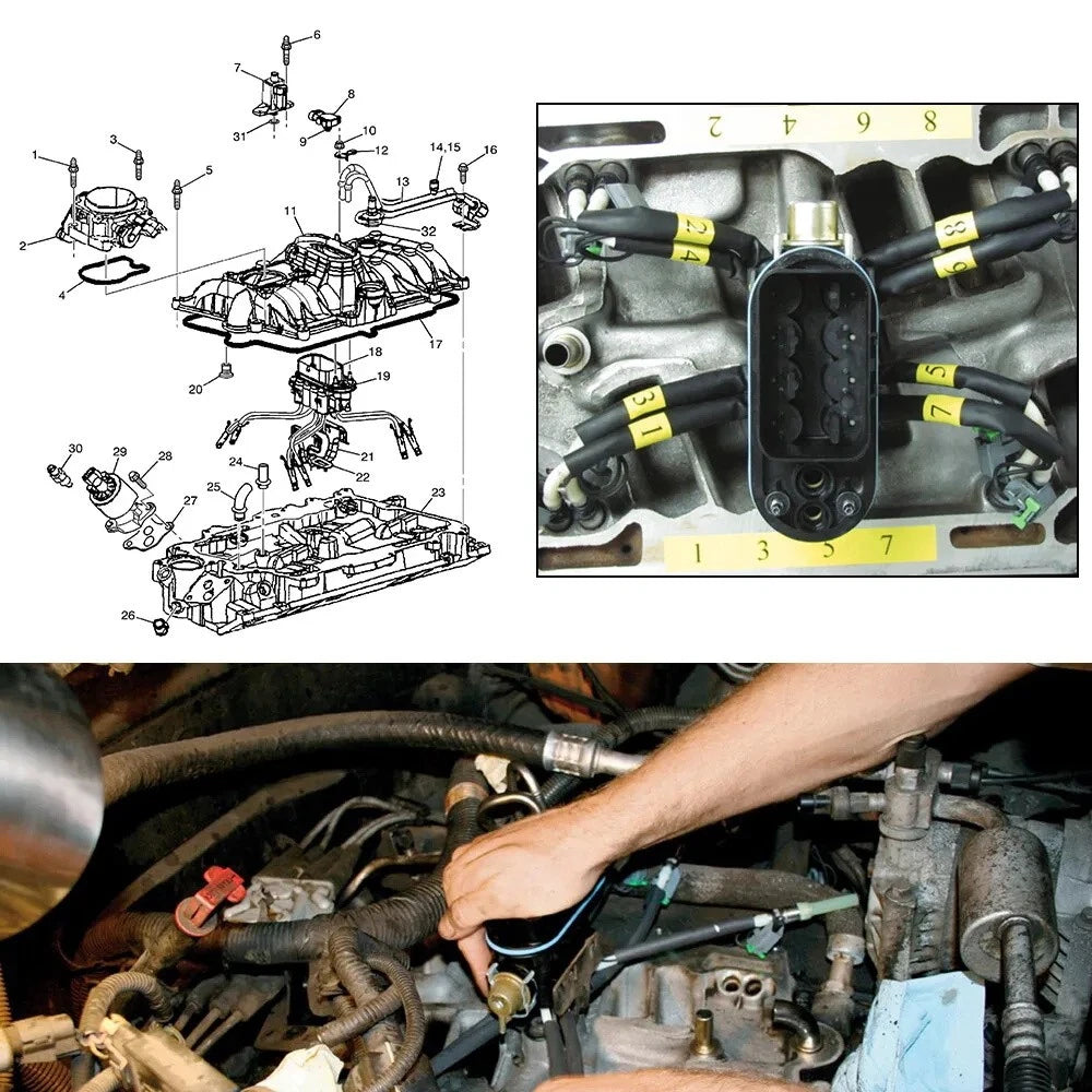 Fuel Injectors for Chevrolet C1500, C1500 Suburban V8 5.7L (1996–1999)
