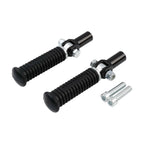 Black Passenger Footpeg Clevis Support Mount for Harley Softail (2000–2006)