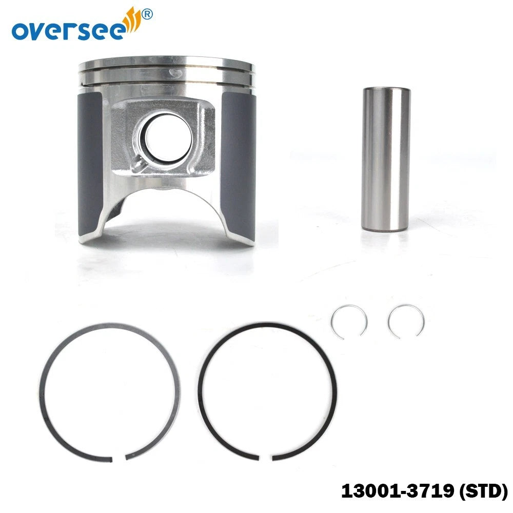 Set of 2 Piston & Ring Kit STD 13001-3719 for Kawasaki 750/1100 STX ZXI (1993–2006)