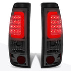 3D LED C-Bar Tail Light Brake Lamp Smoked for Chevy Silverado/GMC Sierra (1999–2003)