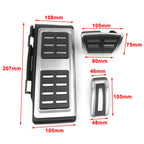 Foot Pedal Rest Gas Brake Cover Accelerator Pad for VW Golf 7 MK7 (2013-2020)