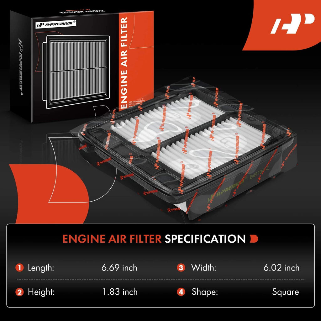 2X Engine Air Filter for Honda CR-Z (2011-2016)