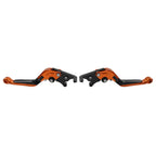 Orange Extendable Brake Clutch Levers for BMW F800GS/Adventure, F800R (2008-2018)