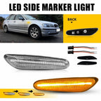 Clear Lens Amber Dynamic Side Marker Signal Light for BMW 3 Series (2007–2013)