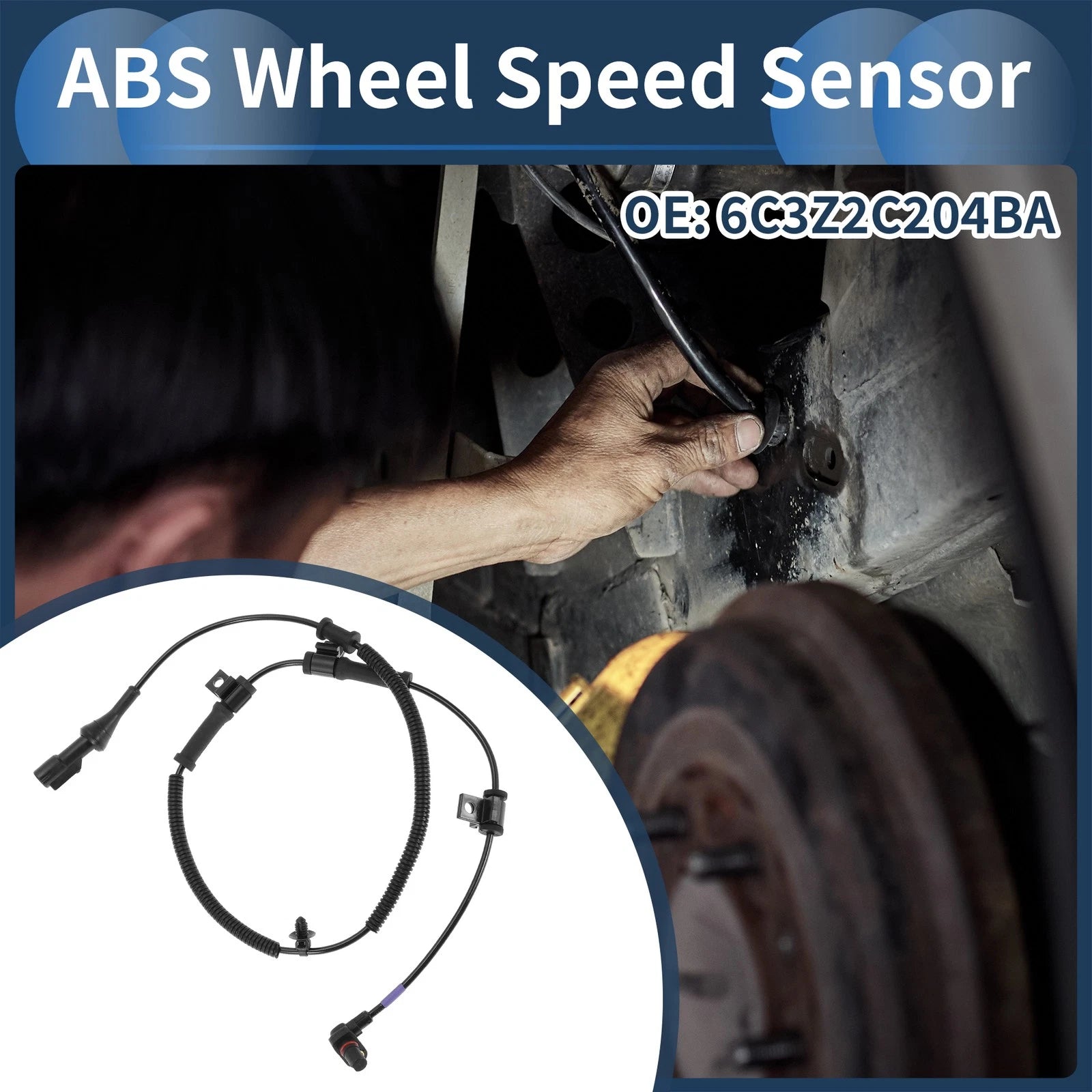 ABS Wheel Speed Sensor No. 6C3Z2C204BA for Ford F-250 F-350 (2005–2007)