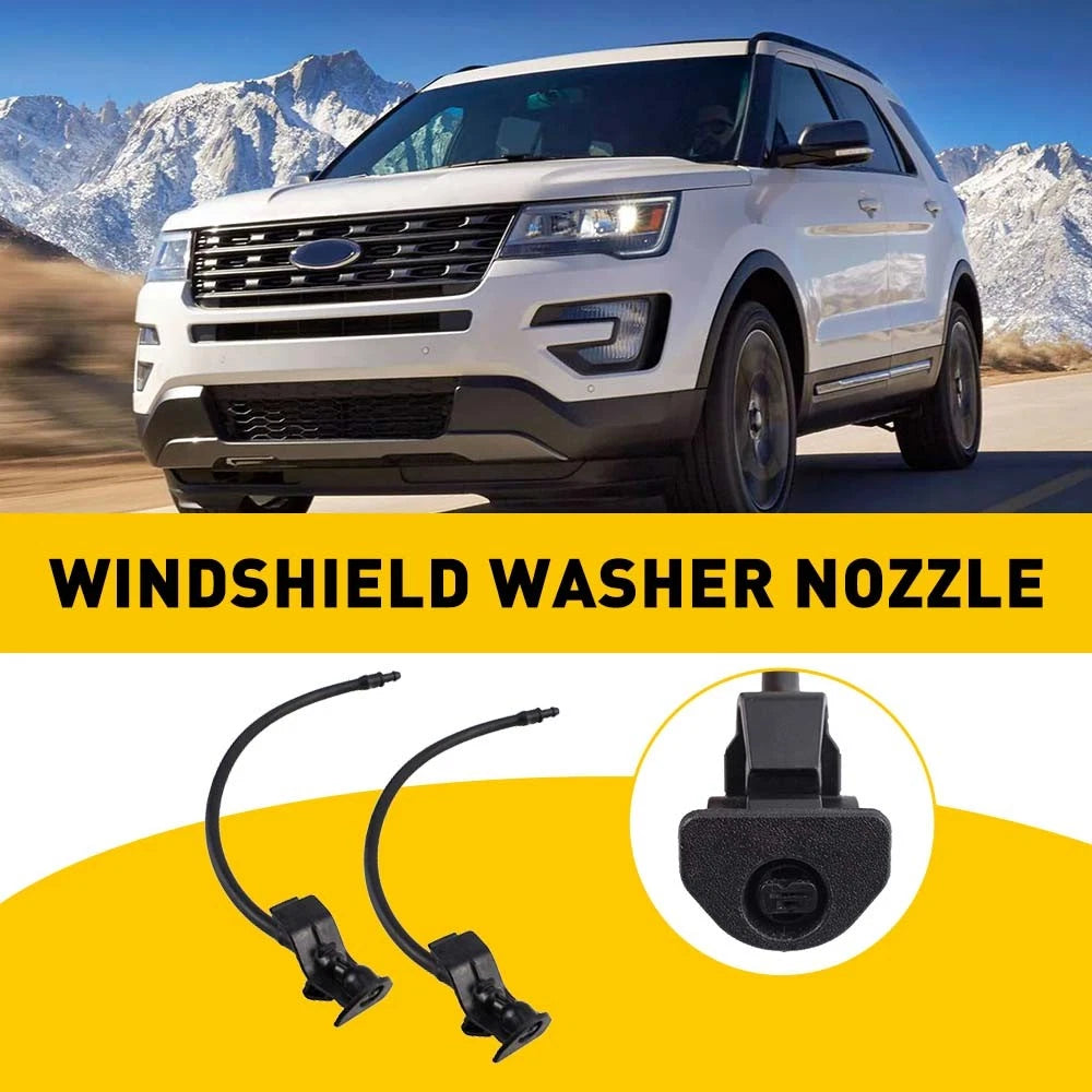 Front Windshield Wiper Washer Jet Spray Nozzle for Ford Mustang (2010–2014)
