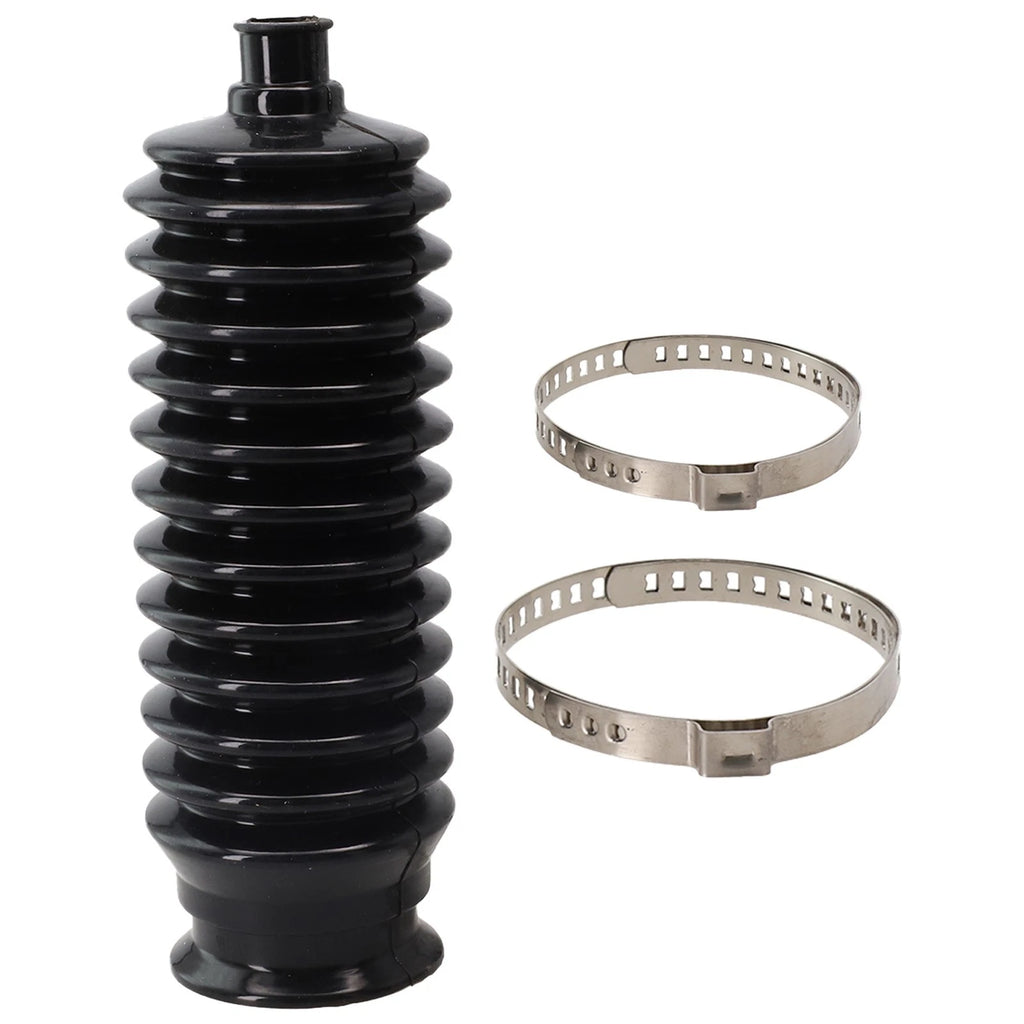 Set of 2 Gaiter Pinion Boots for Steering Rack (Silicone + Metal)